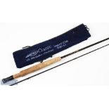 Airflo Classic Hi-Modulus Carbon Fly Rod, 9' 2pc line 6'7#, original cloth bag, hard plastic tube