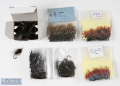 Various Salmon Flies including: 4 doz Jock Scott (size 4), 5 doz Silver Wilkinson (size 6), 5 doz