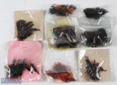 Assorted Salmon Flies Doubles including 4 doz Stinchar Stoats Tail (size 2), 1 doz Blue Elver (