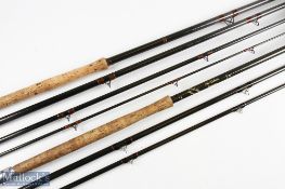 Daiwa C98 Carbon C98-10 Salmon Fly Rod, 18# 4pc line 10/12#, 26" handle with Fuji down locking