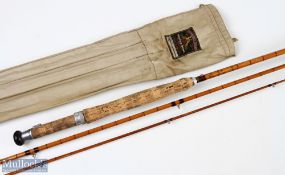 Foster Bros Ashbourne The Champion Split Cane Fly Rod, 9'9" approx., 3pc, tip 1" approx. short,
