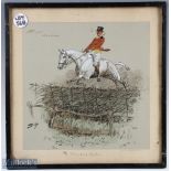 Fox Hunting Snaffles Signed Print Hand Coloured Charlie Johnson Payne, Snaffles Swagger but a