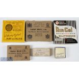 Selection of Hardy Bros Terminal fishing tackle comprising Hardy Card Box with 3x Sea Trout flies,