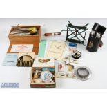 Fishing Accessories to include a Veniard Fly Tying Outfit (without vice) in wooden box with an array