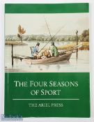 The Four Seasons of Sport - The Ariel press London book of prints fishing, hunting horse racing 31cm