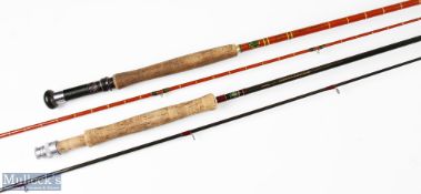 Daiwa trout special fishing rod 10ft 3ins 2pc line 7/9, soiled handle, in MCB; and Edgar Sealey