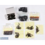 Assorted Salmon Flies including: 4 doz Silver Wilkinson (size 6), 5 doz Jock Scott (size 6), 5 doz