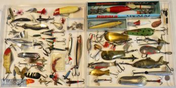 Good selection of lures, baits, spinners, spoons, dead bait mounts incl Hardy and other named makers