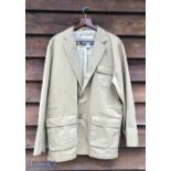 Ovis Cotton Zambezi Twill Style Jacket, shell is 100% cotton with a 100% polyester lining. Size 44