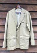 Ovis Cotton Zambezi Twill Style Jacket, shell is 100% cotton with a 100% polyester lining. Size 44