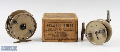 2x Grice & Young Ltd Christchurch England Beach and Trotting Reel - Makers Boxed Orlando Minor beach