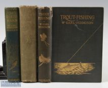 Trout Fishing Book by W Earl Hodges 1908 presentation copy, An Angler's Season 1908 W Earl Hodges,
