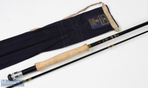 Hardy Alnwick Fibalite The Perfection Fly Rod, No DL138514, 9' 2pc line 6#, lined butt ring,