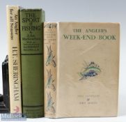 The Sport of Fishing book by J MacKeachan 1923 1st edition, The Anglers Weekend Book Eric