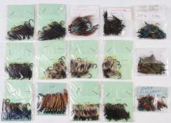 Assorted Salmon Flies including: 4 doz Silver Rat (size 1), 2 doz Stoats Tail (size 4), 5 doz Stoats
