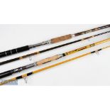 Shakespeare 1468 glass sea rod 2.70mtr 2pc action B270 with 31" cork/composite handle with down