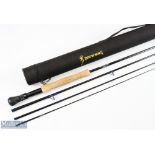 Orvis Silver Label TL Mid Flex 7.0 Carbon Fly Rod 9' 4pc line 9#, Ideal Pike Rod, light use,