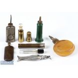 Mixed Selection of Oiling tools and Bottles in varying shapes and styles, generally measuring approx