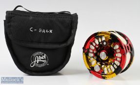 Abel USA Super 10 Saltwater fly reel NoS10005 with custom finish, 3 7/8" spool, 1 7/8" wide, counter