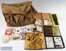 Fishing Accessories, Lures and Baits featuring an ABU cantilever plastic carry case with spinners,