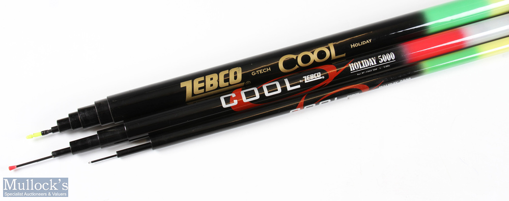 Zebco Cool Telescopic carbon pole 3mtr 3pc missing top stopper, plus Zebco Cool Holiday 5000