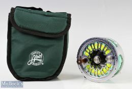 Abel USA Super 12W Saltwater fly reel No.8306 with custom finish, 4 ½" spool, 1 3/8" wide with