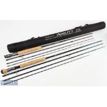 Shakespeare Agility Fast Action carbon fly rod SAP#1270405 9' 4pc line 5# cut out alloy reel seat,