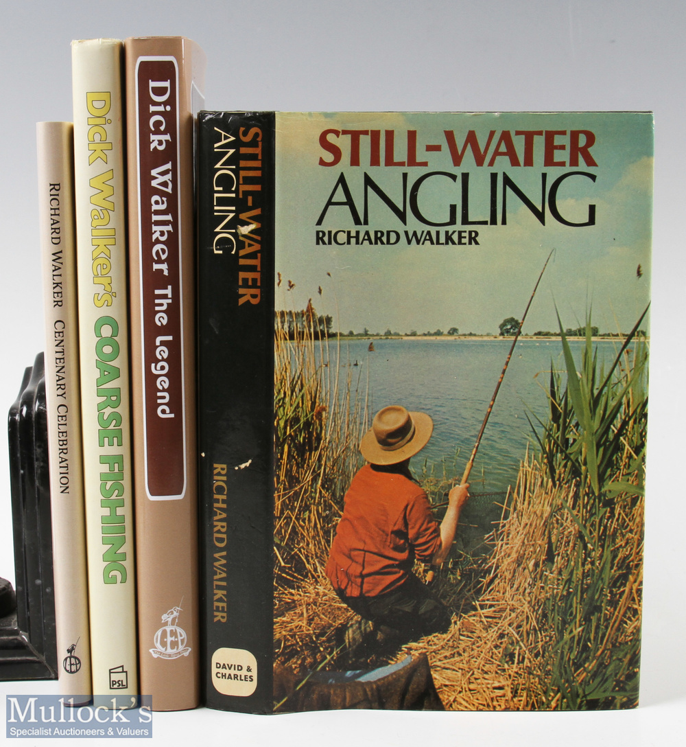 4x Richard Walker Fishing Books, to include Centenary celebration limited edition No 162 of 250