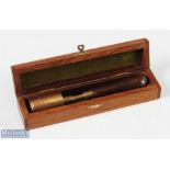 Shotgun Tool Brass Chamber Brush - Wood Handle. Within a felt lined wooden case 23cm x 5cm