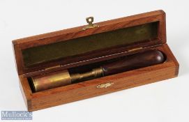 Shotgun Tool Brass Chamber Brush - Wood Handle. Within a felt lined wooden case 23cm x 5cm