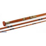 William Blacklaws & Sons Kinoneil Greenheart Salmon Fly Rod 18' approx., tip section 12" approx.