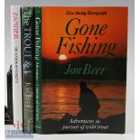 Gone Fishing Book Jon Beer 2002, plus Zander Barrie Rickards & Neville J Fickling 1990, The trout