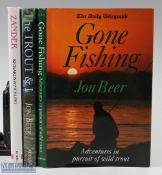 Gone Fishing Book Jon Beer 2002, plus Zander Barrie Rickards & Neville J Fickling 1990, The trout