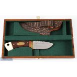 Holland & Holland of London Hunting Fixed Blade Knife Custom made by S Mackrill of South Africa. A