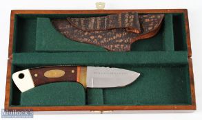 Holland & Holland of London Hunting Fixed Blade Knife Custom made by S Mackrill of South Africa. A