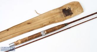 Hardy Alnwick The Knockabout Rod, Palakona split cane, 9' approx. 2pc, tip (8" short), red agate