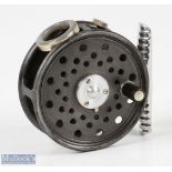 Hardy Bros 2 9/16" St George Junior Left Hand Wind alloy fly reel with agate line guide, rim