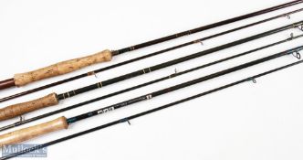 Daiwa Made in Scotland CF98-10H Graphite Trout Fly Rod, 10' 2pc line 7/9#, alloy uplocking reel