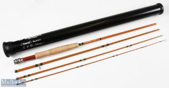 Alan Riddell Newton Abbot Naiad (Greek for Water Nymph) Fly Rod, 8' 4pc line 4/5#, unused, plastic