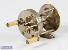 James Heddon's Sons 3-30 Multiplying casting reel with maker's details to end plate 'Dowagiac, Mich,