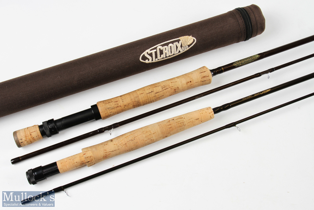 Croix Imperial Carbon Fly Rod IF9089, 9' 2pc line 8/9# fighting butt, M Cordura sectioned tube;