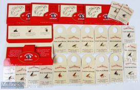 Selection of Carded Famous Grouse Whisky Flies series of wet flies for Loch fishing (19x) plus