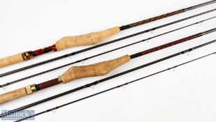 G Loomis USA F1388/9-3 GLX Carbon spinning rod 12' 3pc line 8/9# 20" handle with uplocking reel