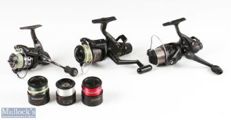 Collection of Shimano and Okuma baitcasting spinning reels and spare spools (6) - Shimano 4010