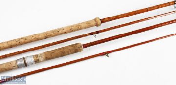 Millwards The Pikemaster Cane Pike Rod, No 28611, 9' 2pc 24" handle with sliding reel fittings,