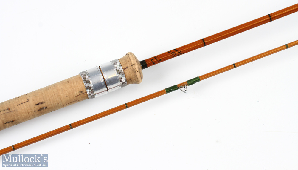 Hardy Alnwick The Wanless Spinning Palakona Split Cane Rod, 7' 2pc 15" handle with alloy sliding - Image 2 of 3