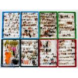 Quantity of Flies within plastic Fox Boxes includes a mixed variety of flies, appear in good