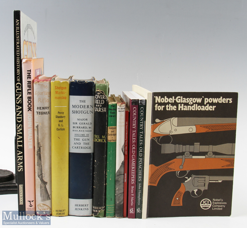 A Good Selection Hunting Rifle/ Hunting Books, to include, The Rifle Book John Walker 1900, The