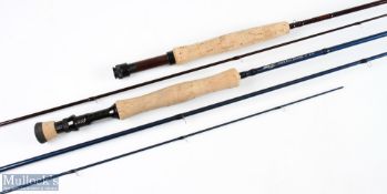 Airflow Forty Plus Extreme carbon fly rod 10' 3pc line 7/8# tip section 9" short and missing tip