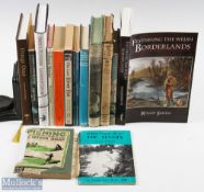 Quantity of Fishing books to include Fishing famous rivers the Severn Jack Williams PB, Fishing when